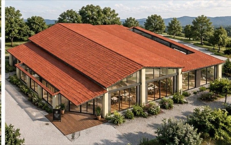Hacienda El Potrero, render exterior