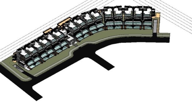 Condominio Punta Cana, modelo BIM en Revit del conjunto residencial